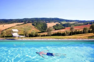 Refreshing in a wonderful pool
